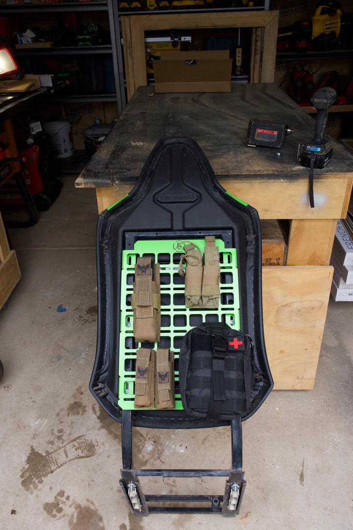 KRX 1000 T2 seat Molle Panels