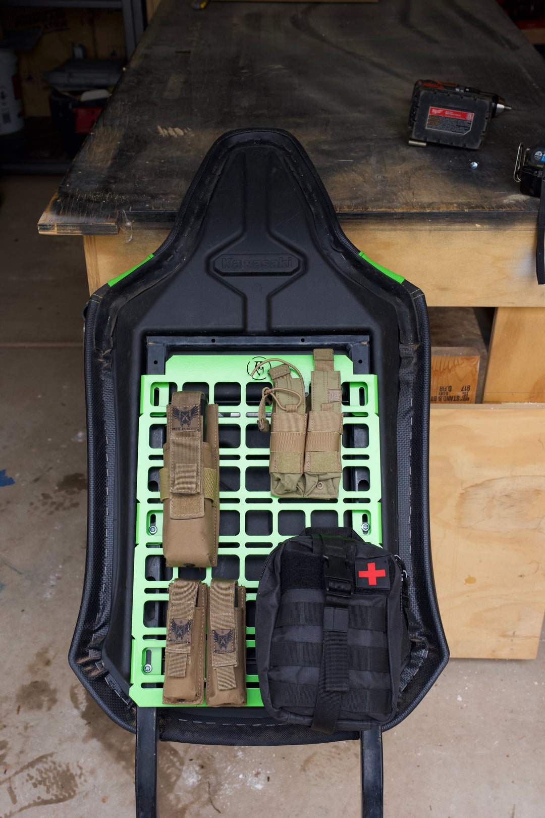 KRX 1000 T2 seat Molle Panels